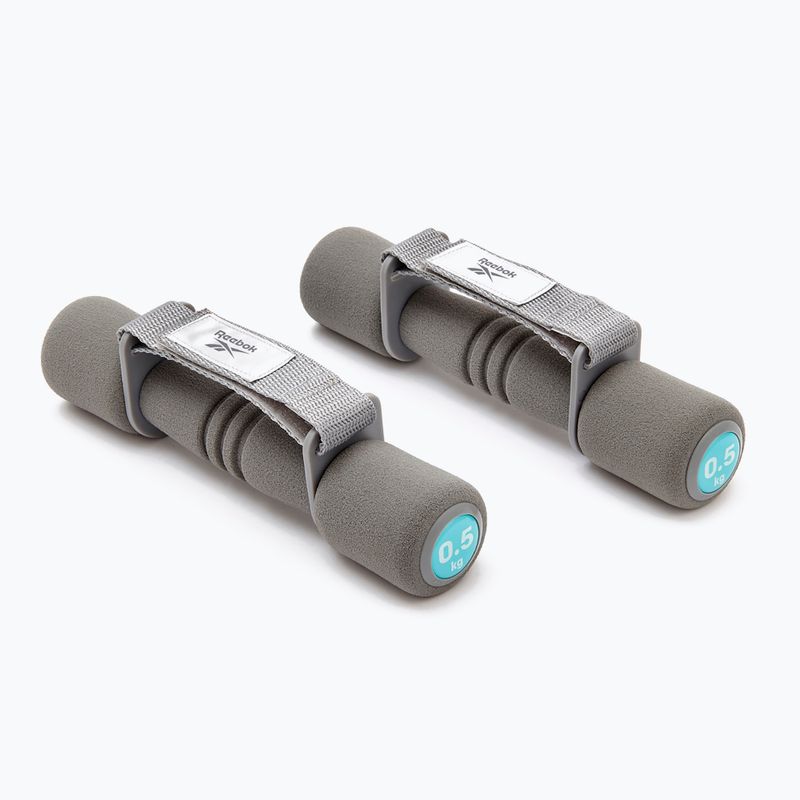Gantere Reebok 2 x 0,5 kg gri RAWT-11060BL 5