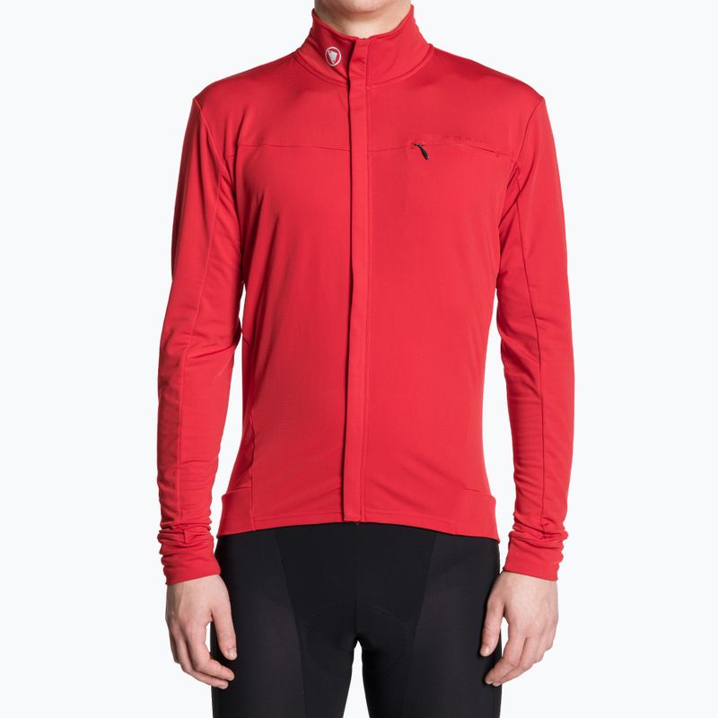 Longsleeve de ciclism pentru bărbați Endura Xtract Roubaix red