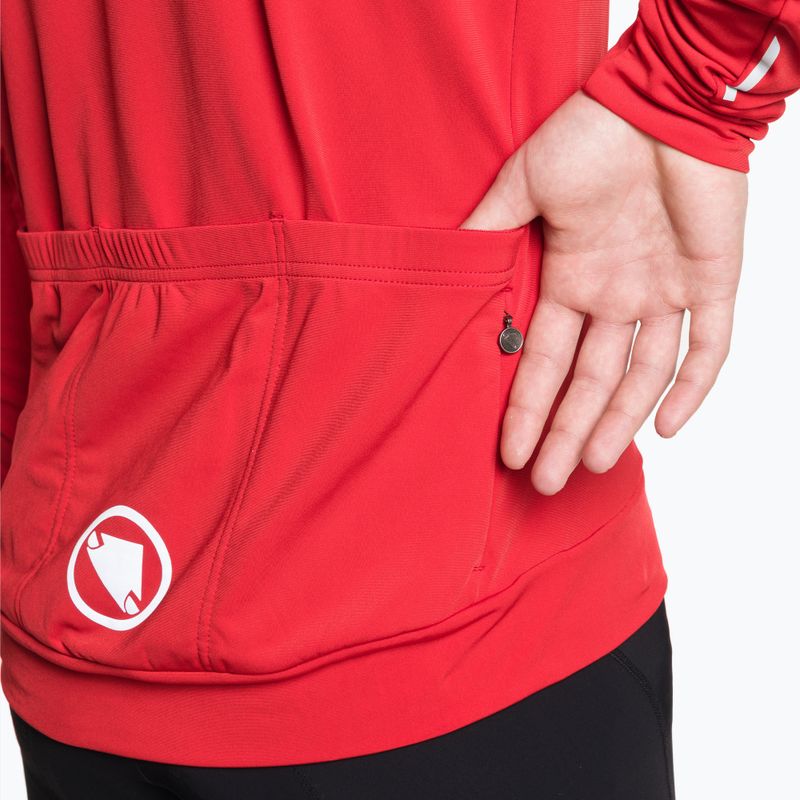 Longsleeve de ciclism pentru bărbați Endura Xtract Roubaix red 4