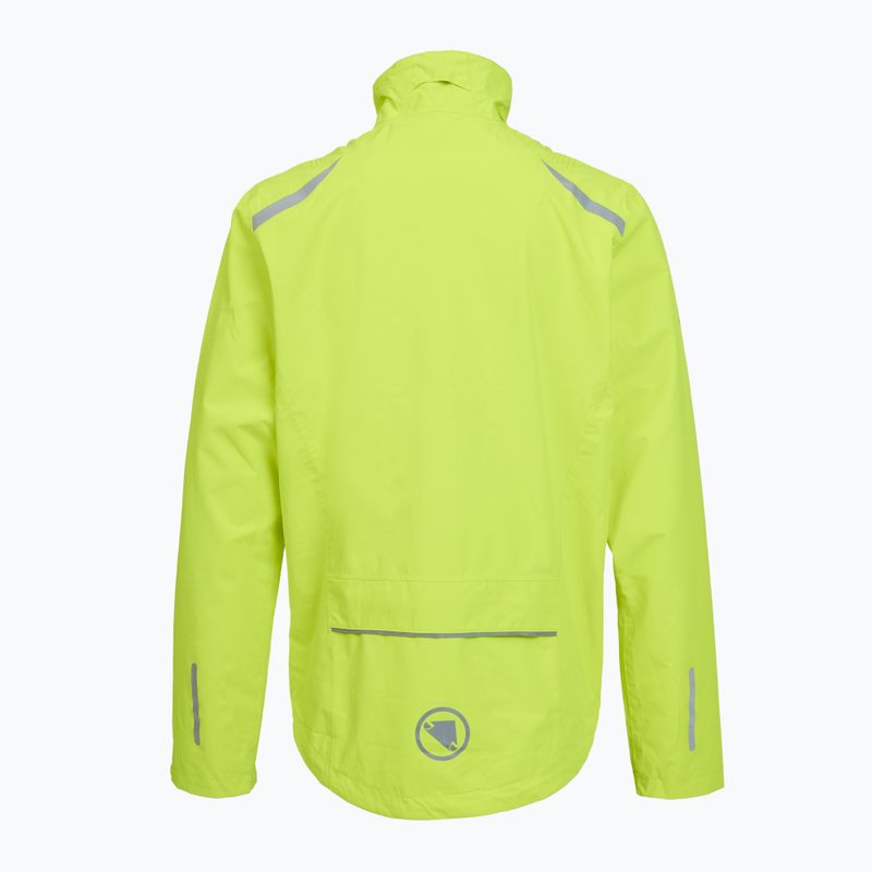 Geacă de ciclism pentru bărbați Endura Hummvee Waterproof hi-viz yellow 2
