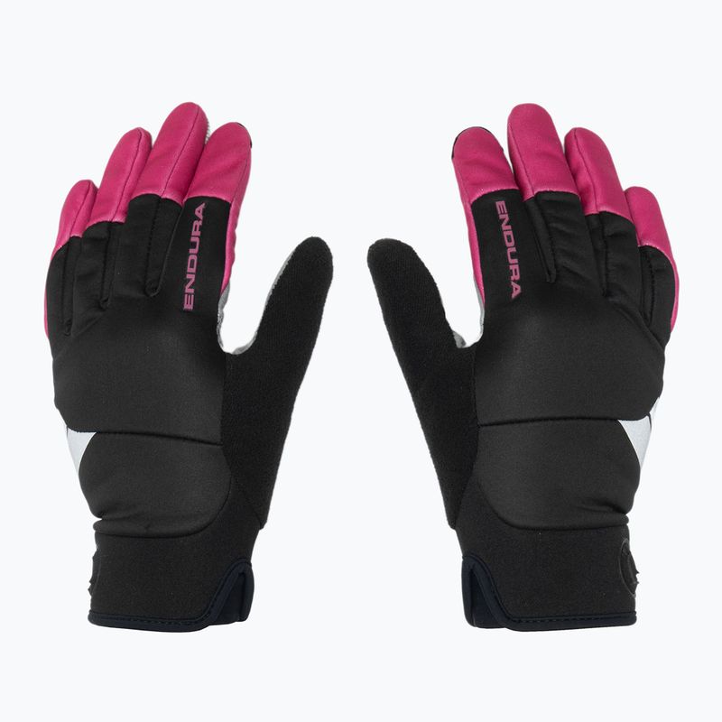 Mănuși de ciclism pentru femei Endura Windchill W cherry 2