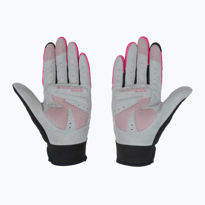 Mănuși de ciclism pentru femei Endura Windchill W cherry 3