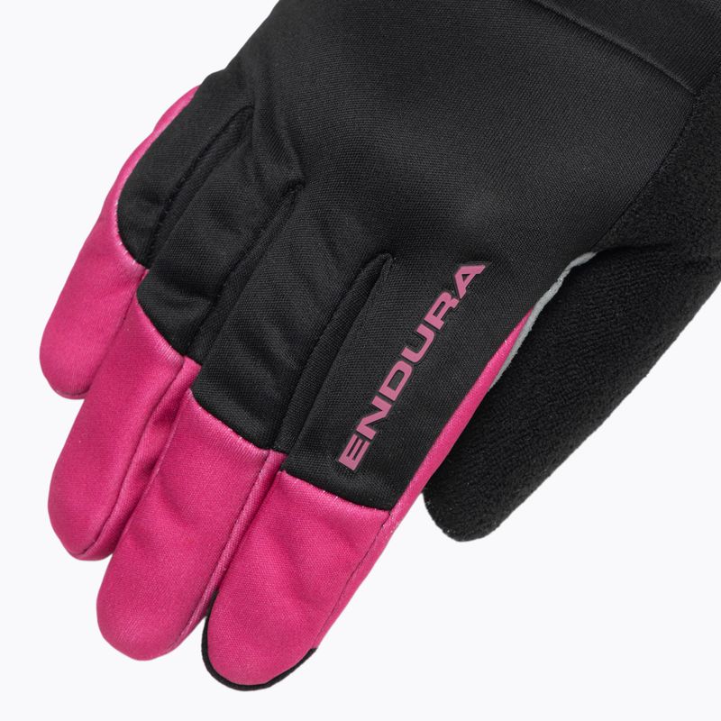 Mănuși de ciclism pentru femei Endura Windchill W cherry 4