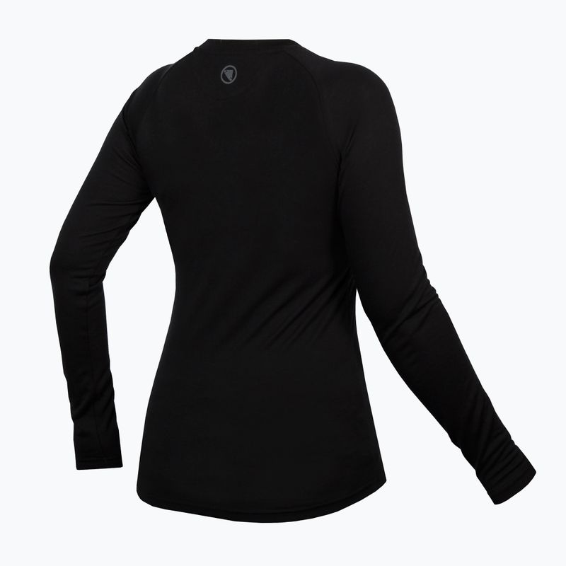 Longsleeve de ciclism pentru femei Endura Baabaa Merino W black 2