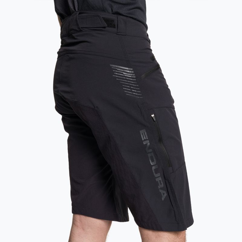 Pantaloni scurți de ciclism pentru bărbați Endura Singletrack II Short black 3