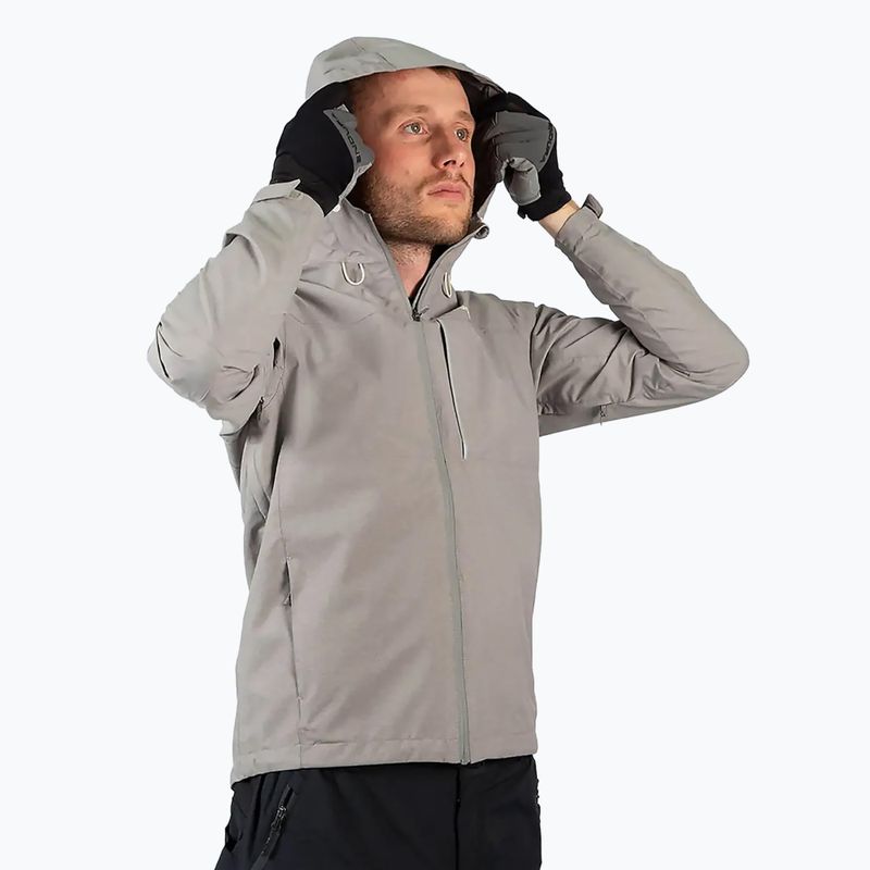 Geacă de ciclism pentru bărbați Endura Hummvee Waterproof Hooded fossil 2