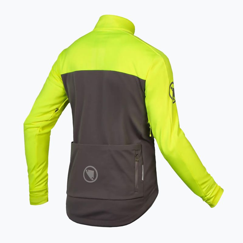 Geacă de ciclism pentru bărbați Endura Windchill II hi-viz yellow 2