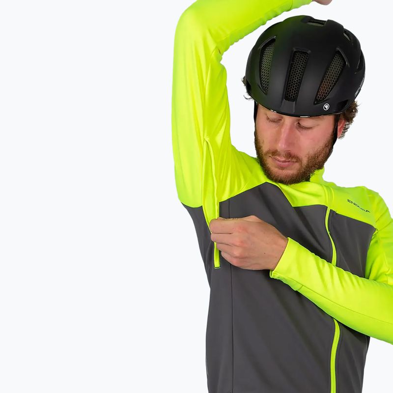 Geacă de ciclism pentru bărbați Endura Windchill II hi-viz yellow 4