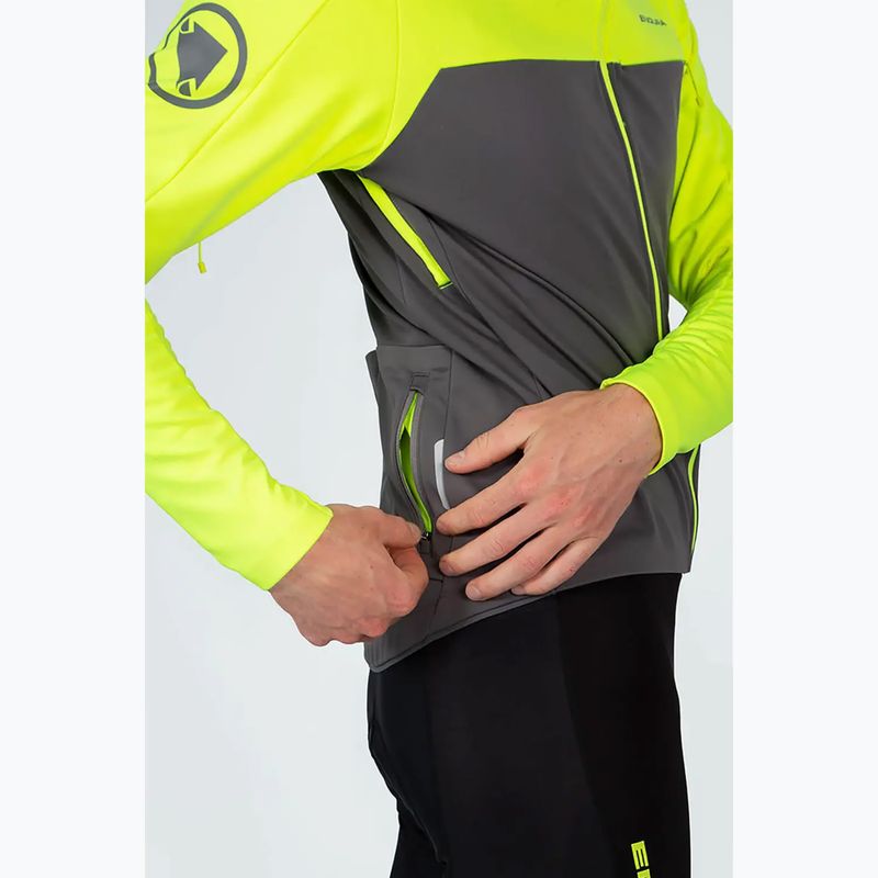 Geacă de ciclism pentru bărbați Endura Windchill II hi-viz yellow 5