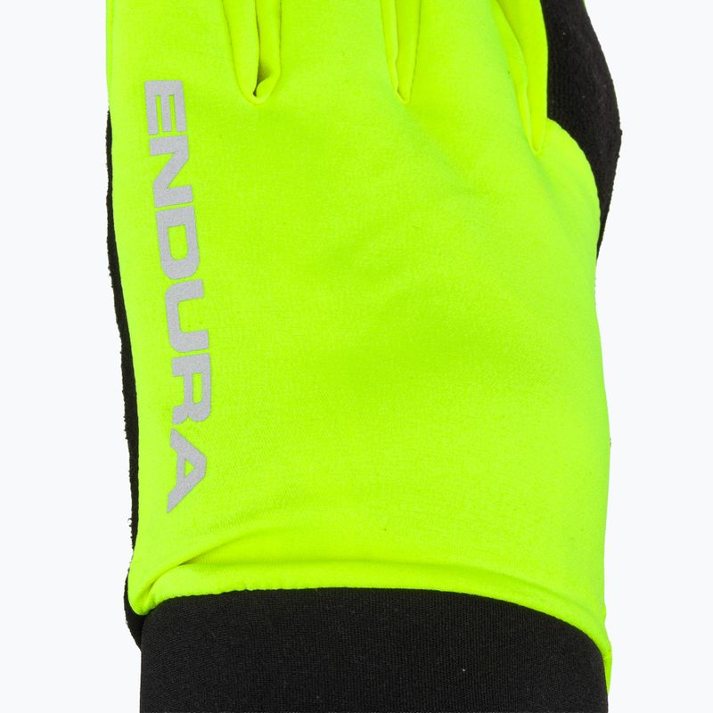 Mănuși de ciclism pentru bărbați Endura Strike bright yellow 4