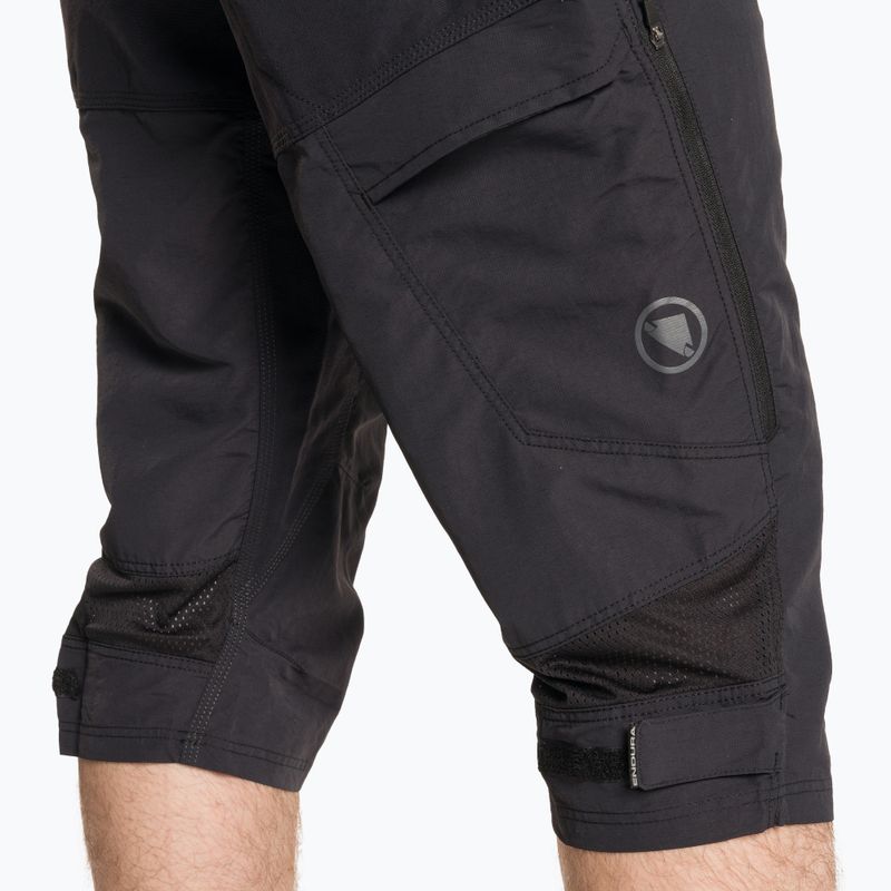 Pantaloni scurți de ciclism pentru bărbați Endura Hummvee 3/4 black 4