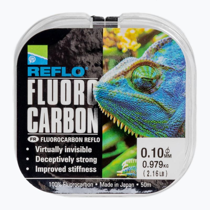 Linie de fluorocarbon Preston Reflo Power transparent PFL/10