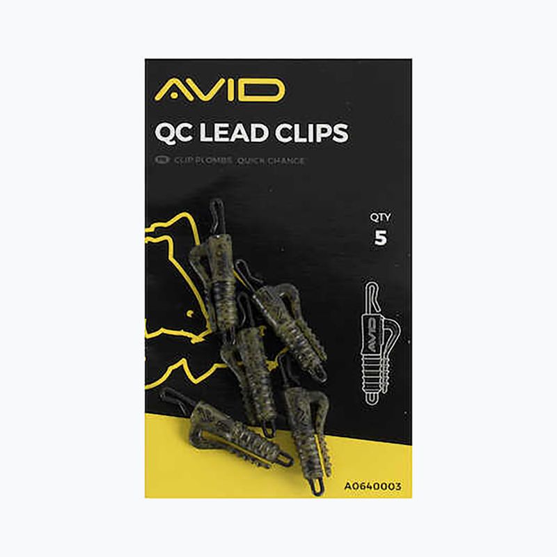 Avid Carp QC QC Lead Clip 5 buc. Camo A0640003 2
