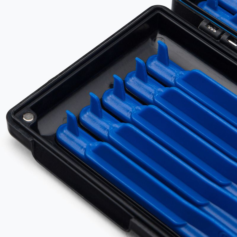 10 cm lider portofel Preston Mag Store Hooklenght Box negru/albastru P0220001 4