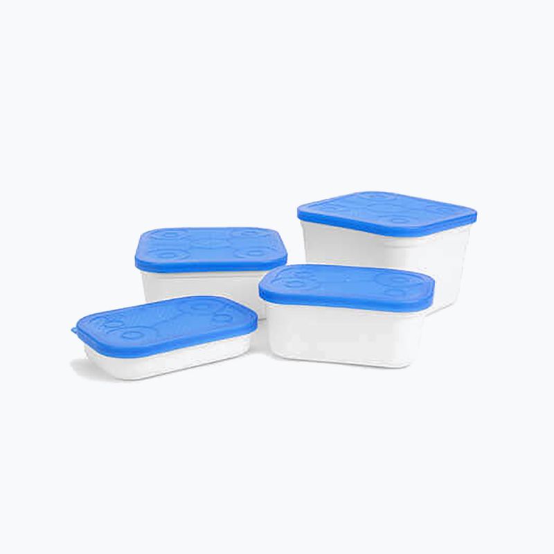 Preston White Bait Tubs alb și albastru P0260004