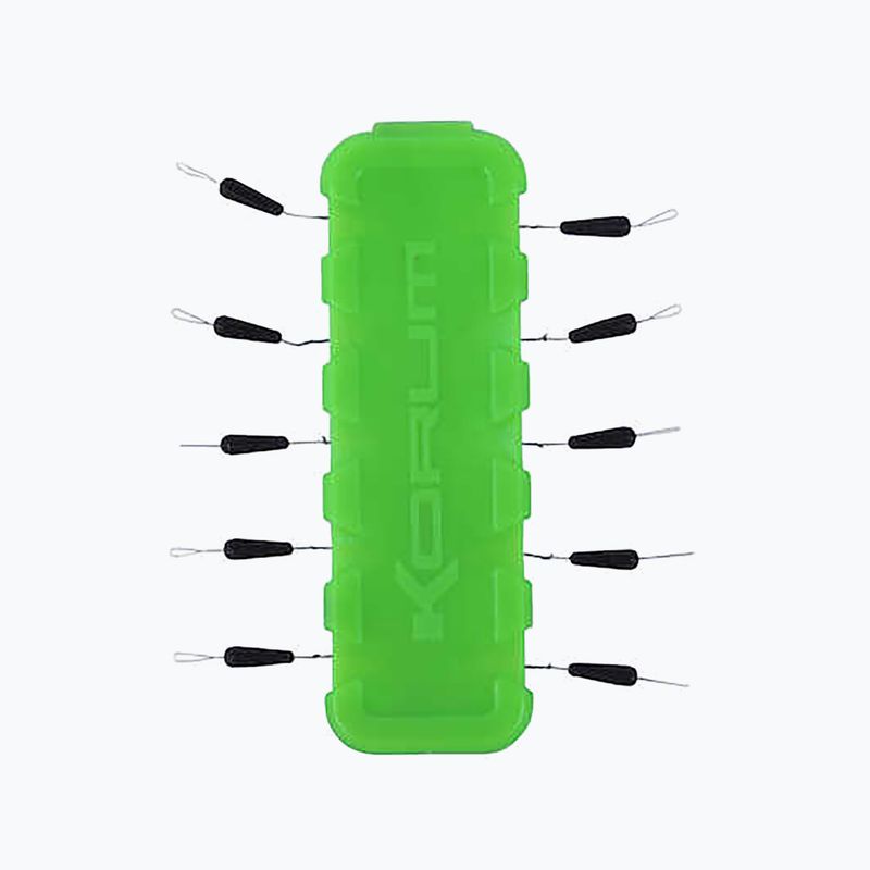 Korum Mega Grip Stops 10 dopuri de pescuit negru K0310013 2