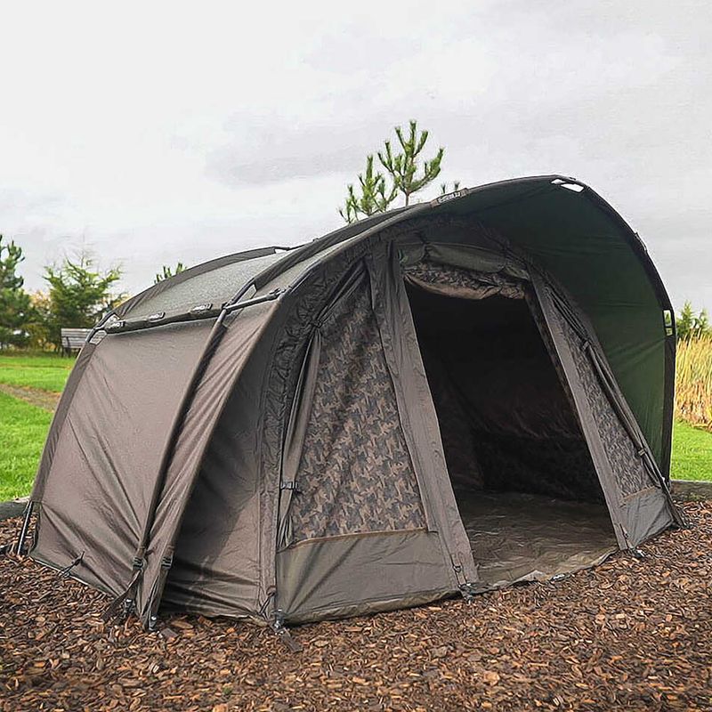 Avid Carp HQ HQ Dual Layer Bivvy One Man cort verde 3