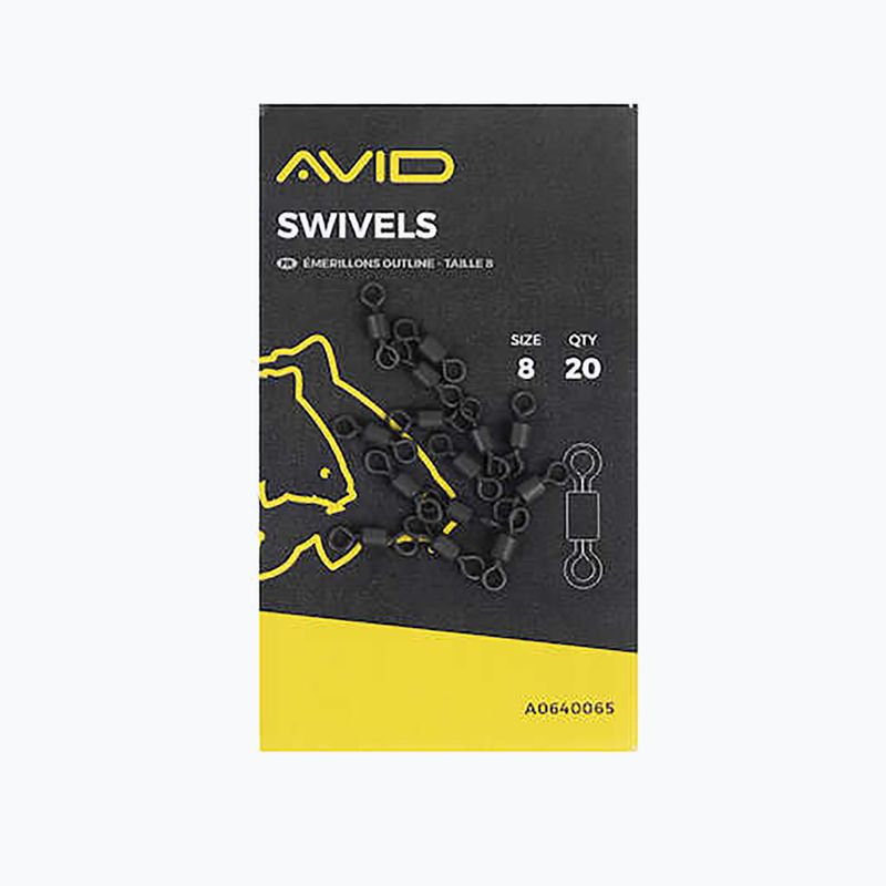 Avid Carp Swivels negru A0640065 2