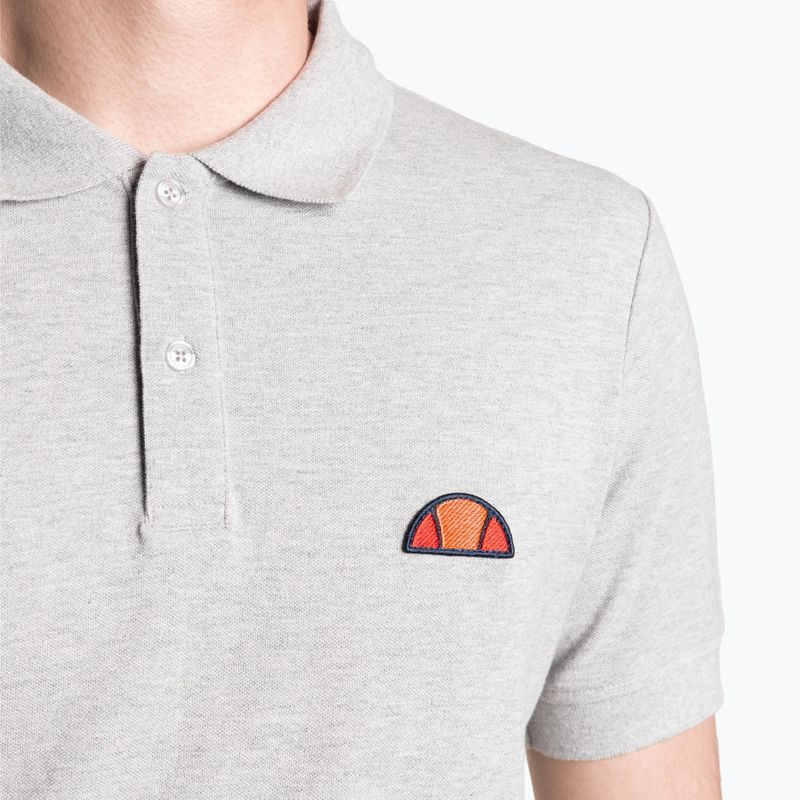 Tricou polo pentru bărbați Ellesse Montura gri marl 3