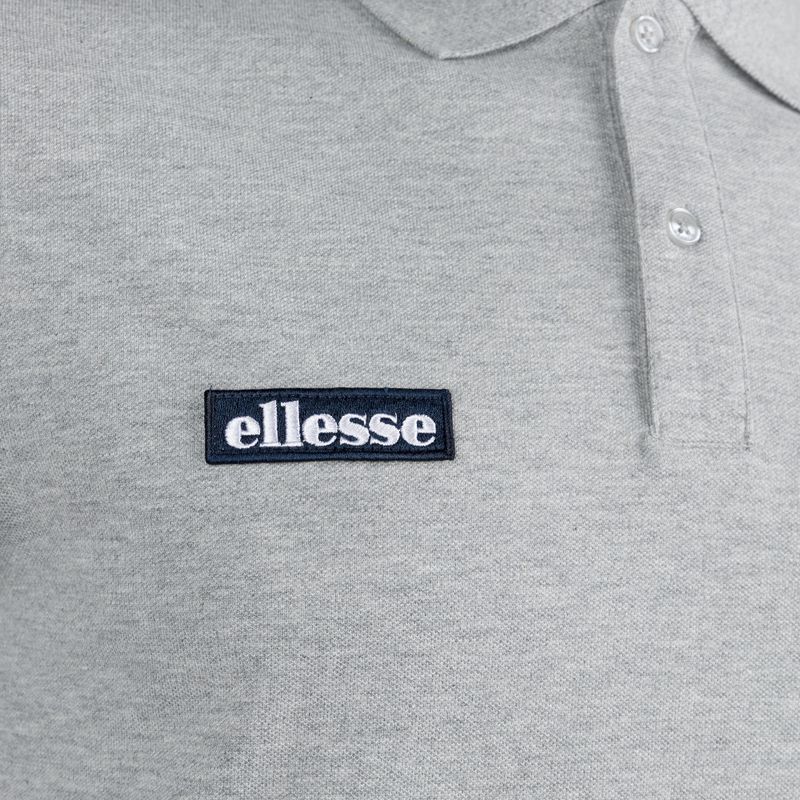 Tricou polo pentru bărbați Ellesse Montura gri marl 9