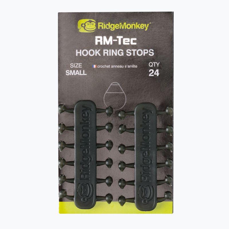 Ridge Monkey Connexion Connexion Hook Ring Stop verde RMT233