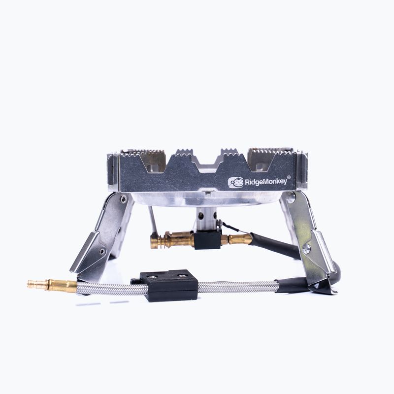 RidgeMonkey Quad Stove Pro argintiu RM183