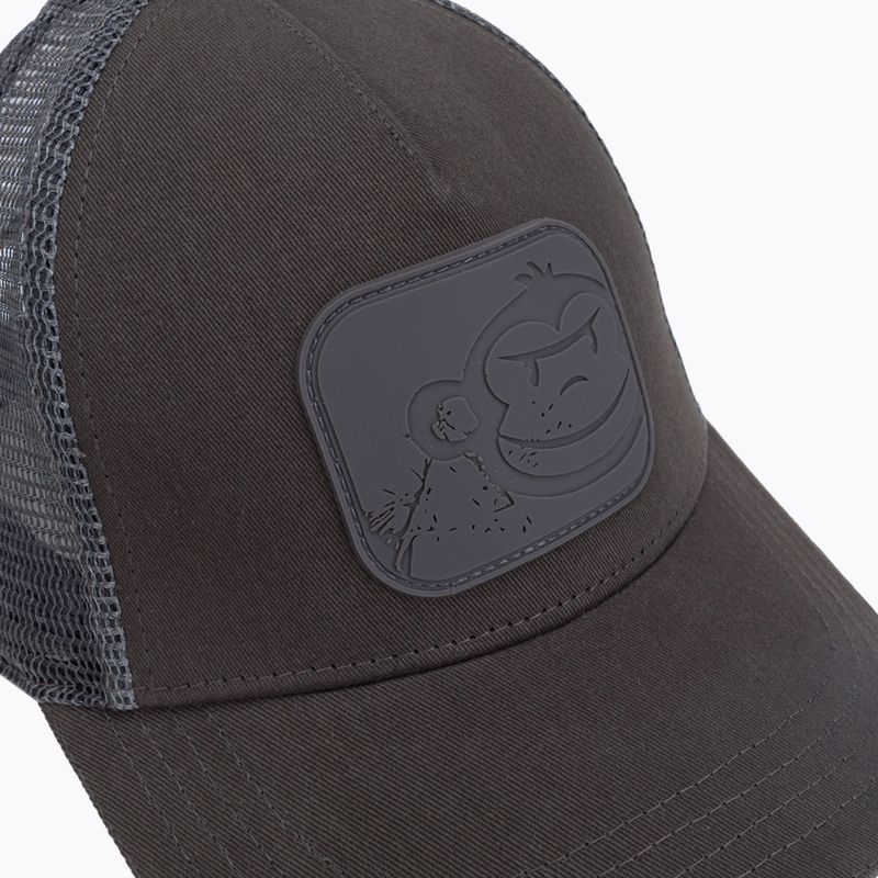 Bărbați RidgeMonkey APEarel Dropback Snapback Cap de pescuit gri RM294 5