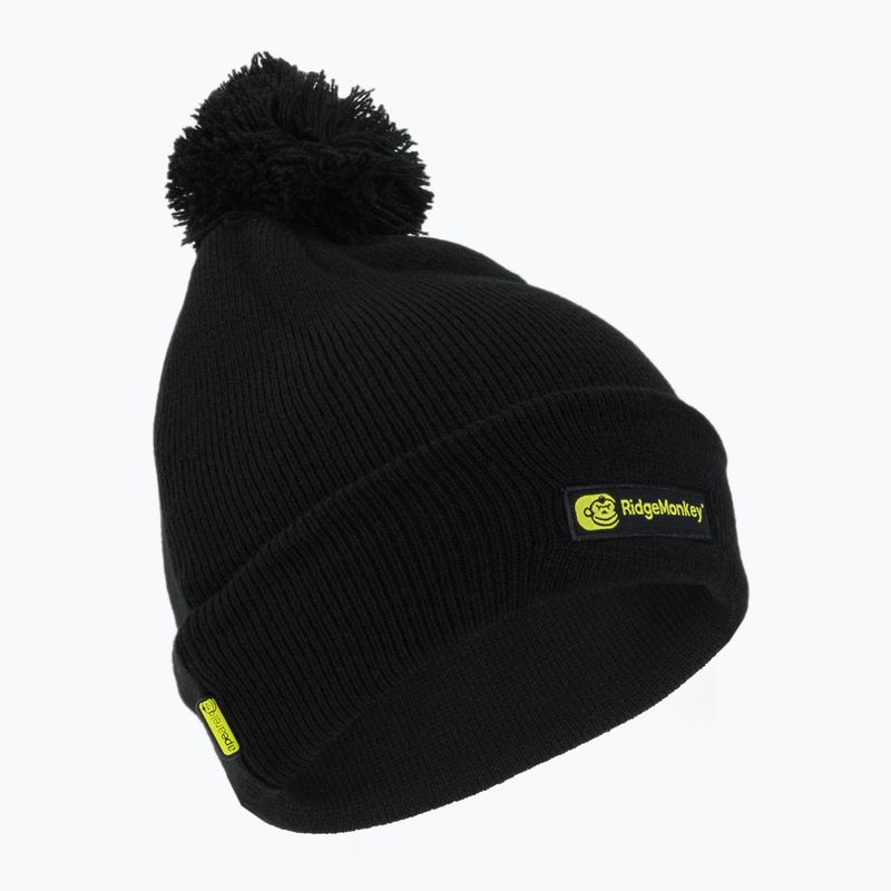 RidgeMonkey Apearel Apearel Bobble Beanie Hat negru RM556
