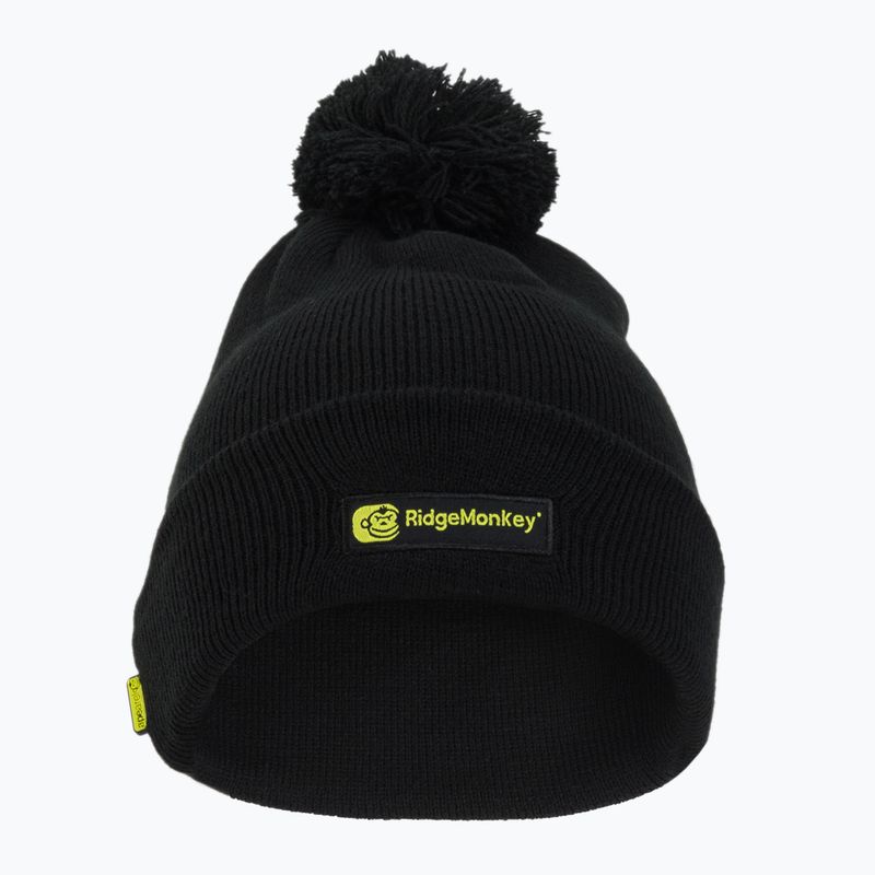 RidgeMonkey Apearel Apearel Bobble Beanie Hat negru RM556 2