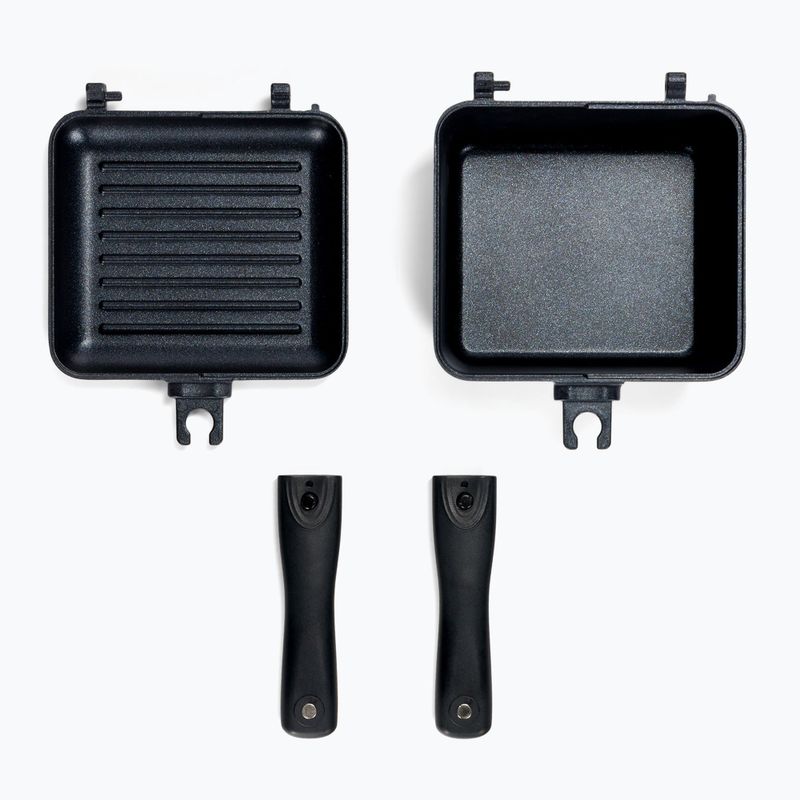 RidgeMonkey Connect Mini Pan & Griddle negru MMP PG pot 3