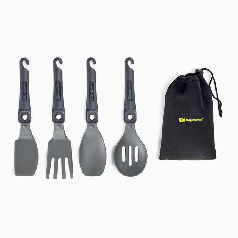 RidgeMonkey Q-Lock Utensile gri QLU SET 2