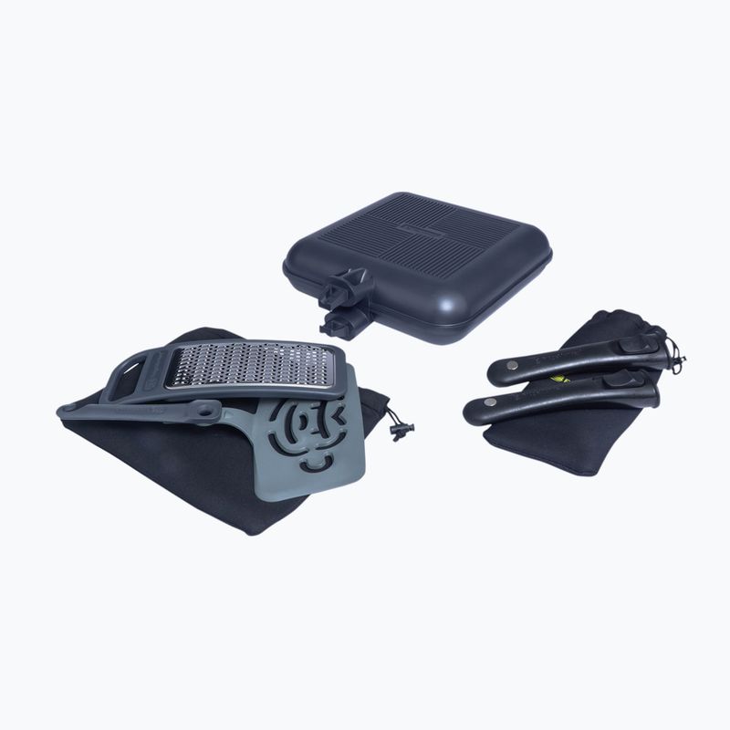 Set de tigaie și plită RidgeMonkey Connect Granite Edition negru RM781 2