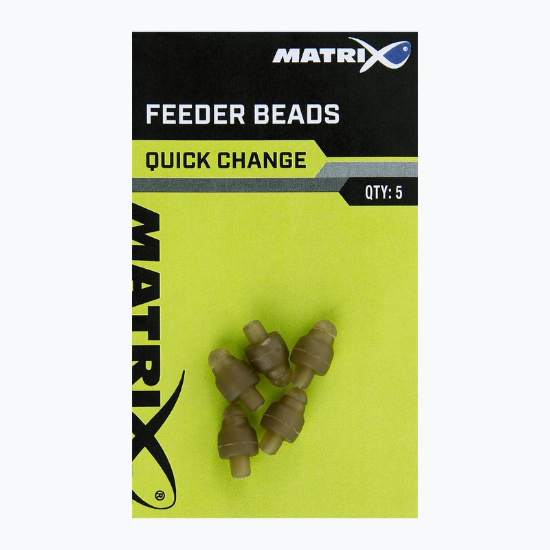 Mărgele de alimentare cu schimbare rapidă Matrix 5 buc maro GAC379
