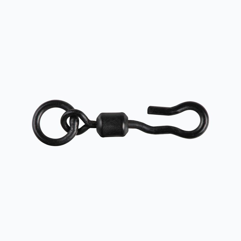 Fox Edges Kwik schimbare cârlig Swivels cârlige de crap negru CAC702 3