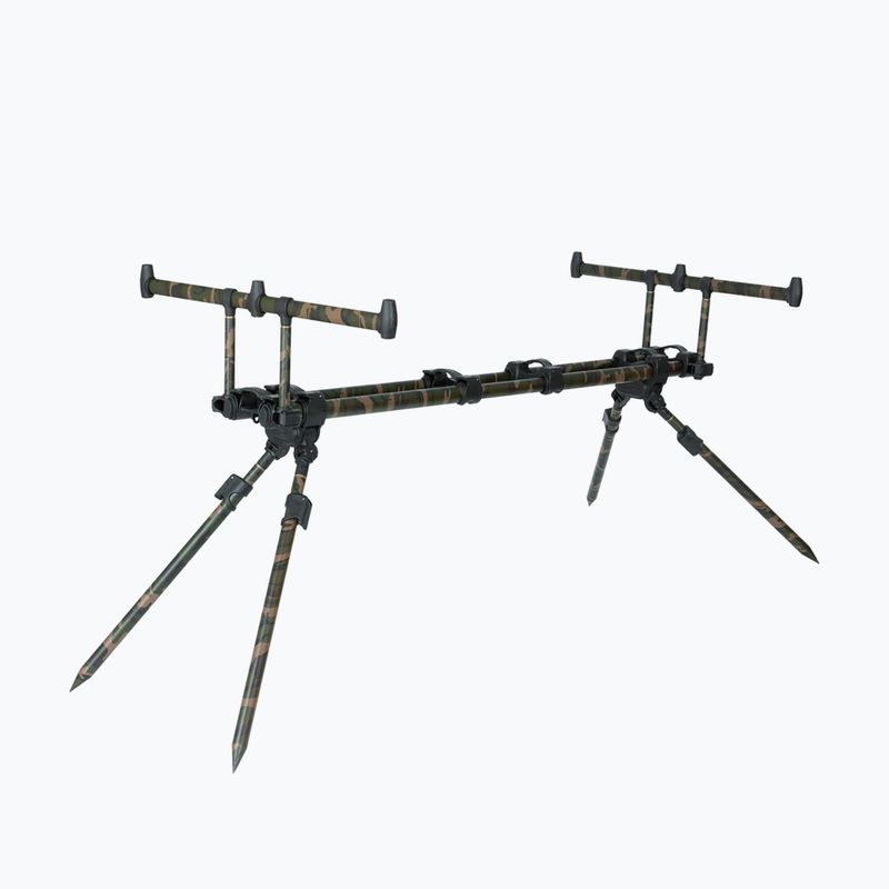 Suport pentru 3 tije Fox Ranger MK2 CAMO Pod maro/negru CRP039
