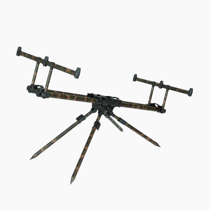 Suport pentru 3 tije Fox Ranger MK2 CAMO Pod maro/negru CRP039 2