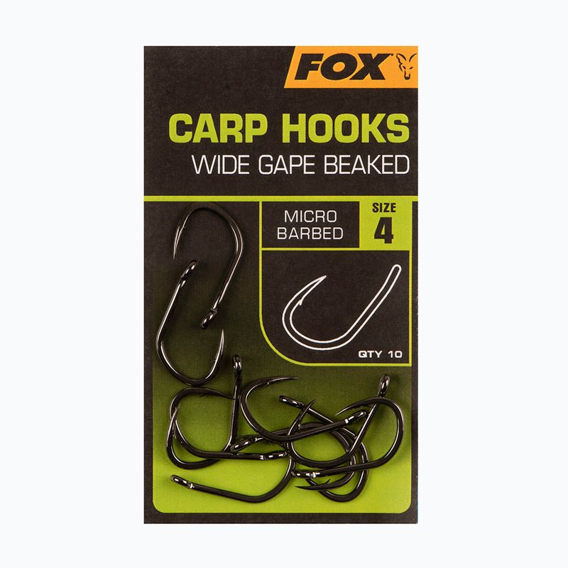 Cârlige de crap Fox Wide Gape negru CHK230 2