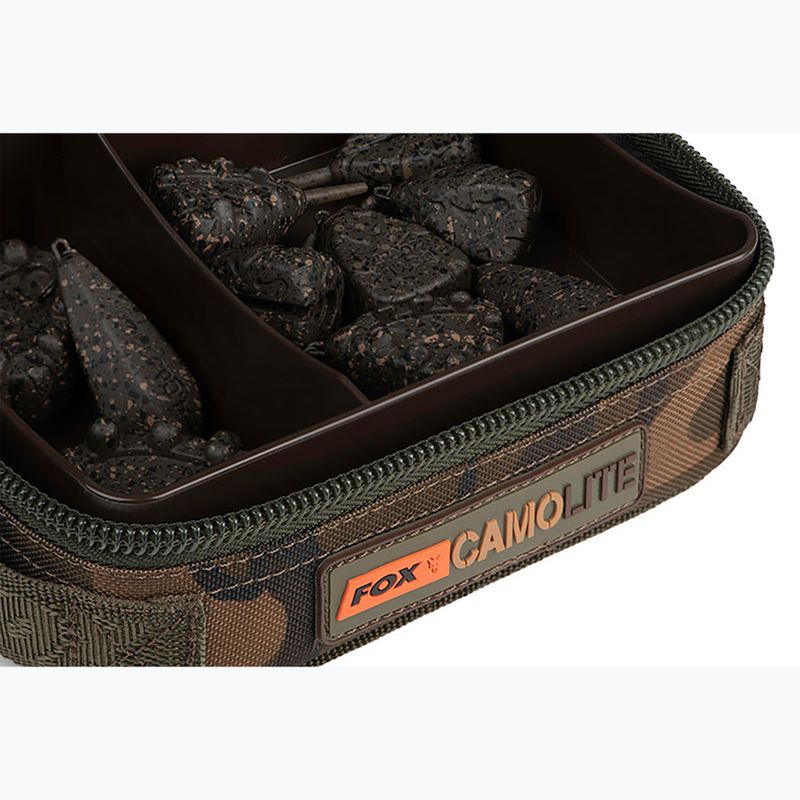 Geantă de crap Fox International Camolite Rigid Lead & Bits Compact camo 6