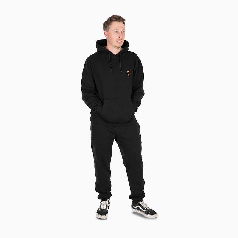 Bluză Fox International Collection Hoody black/orange 2