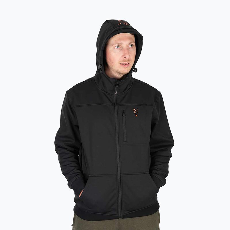 Geacă de pescuit Fox International Collection Soft Shell black/orange 2