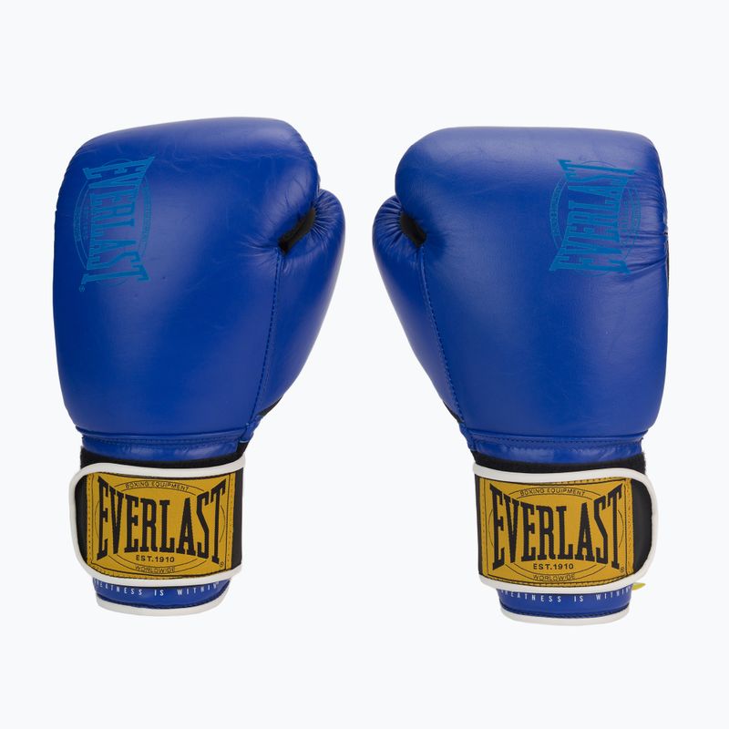 Mănuși de box EVERLAST 1910 Classic, albastru, EV1910 BLU-14 oz.