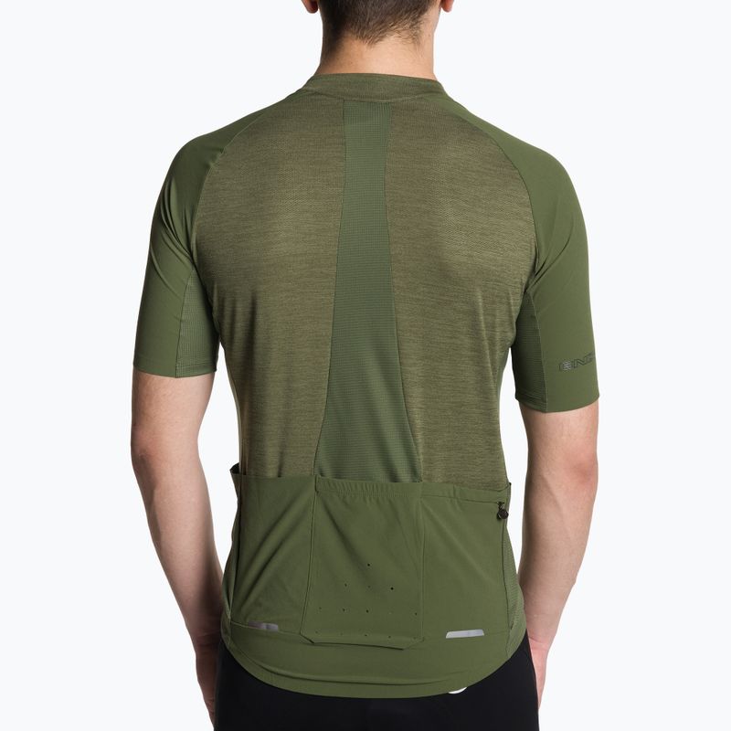 Tricou de ciclism pentru bărbați Endura GV500 Reiver S/S olive green 2