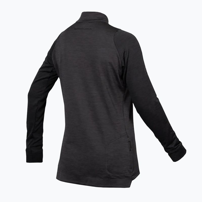 Longsleeve de ciclism pentru femei Endura Singletrack Fleece black 2