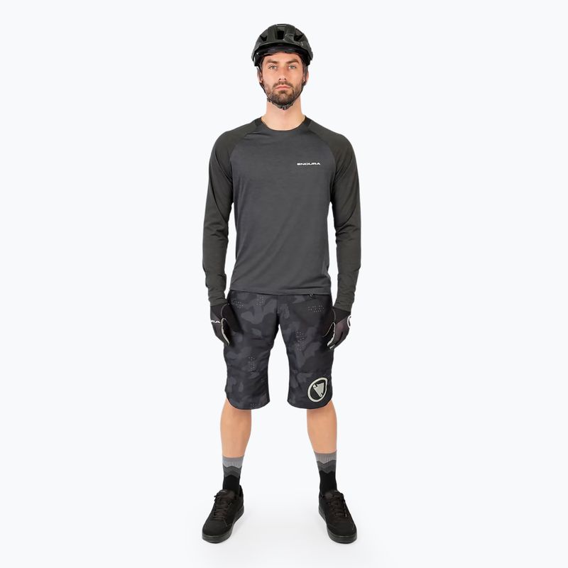 Longsleeve de ciclism pentru bărbați Endura Singletrack pewter 2