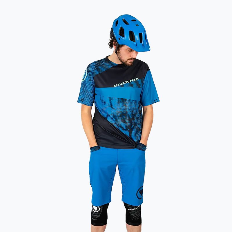 Pantaloni scurți de ciclism pentru bărbați Endura Singletrack Lite Short Std electric blue 2