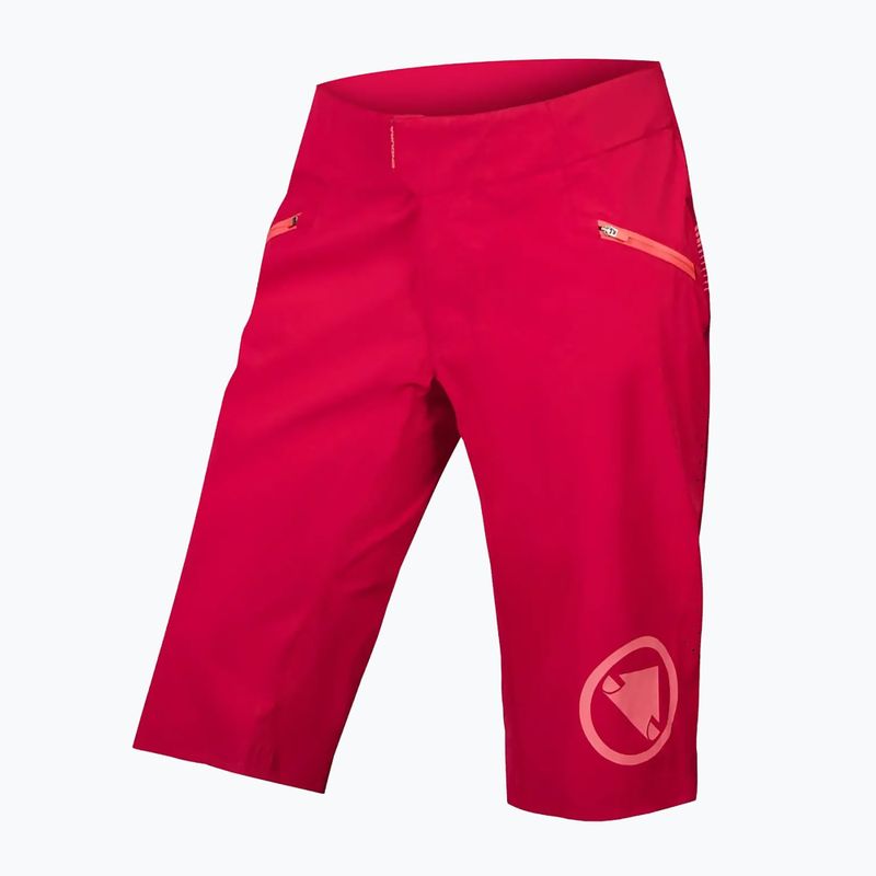 Pantaloni scurți de ciclism pentru femei Endura Singletrack Lite Short Std berry