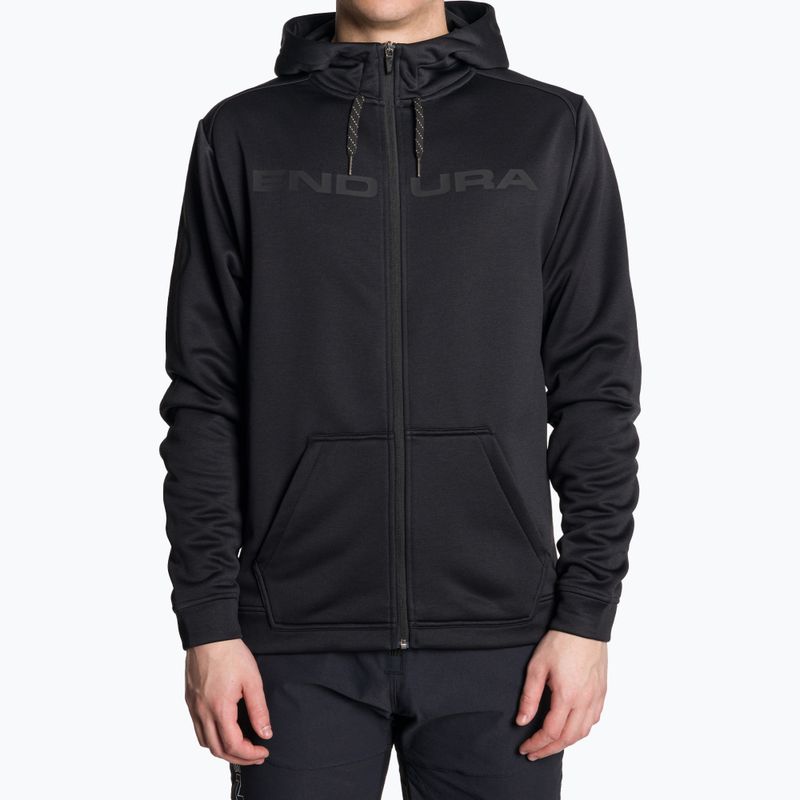 Bluză de ciclism pentru bărbați Endura Hummvee Hoodie black