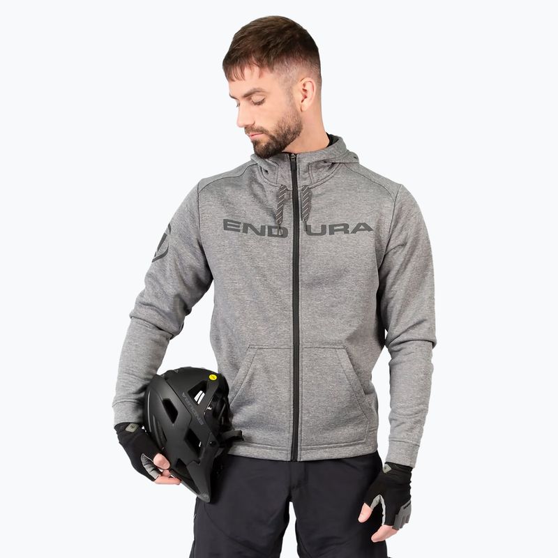 Bluză de ciclism pentru bărbați Endura Hummvee Hoodie grey 5