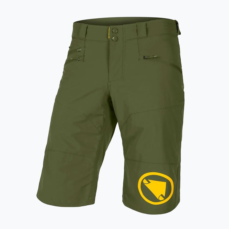 Pantaloni scurți de ciclism pentru bărbați Endura Singletrack II Short olive green 6