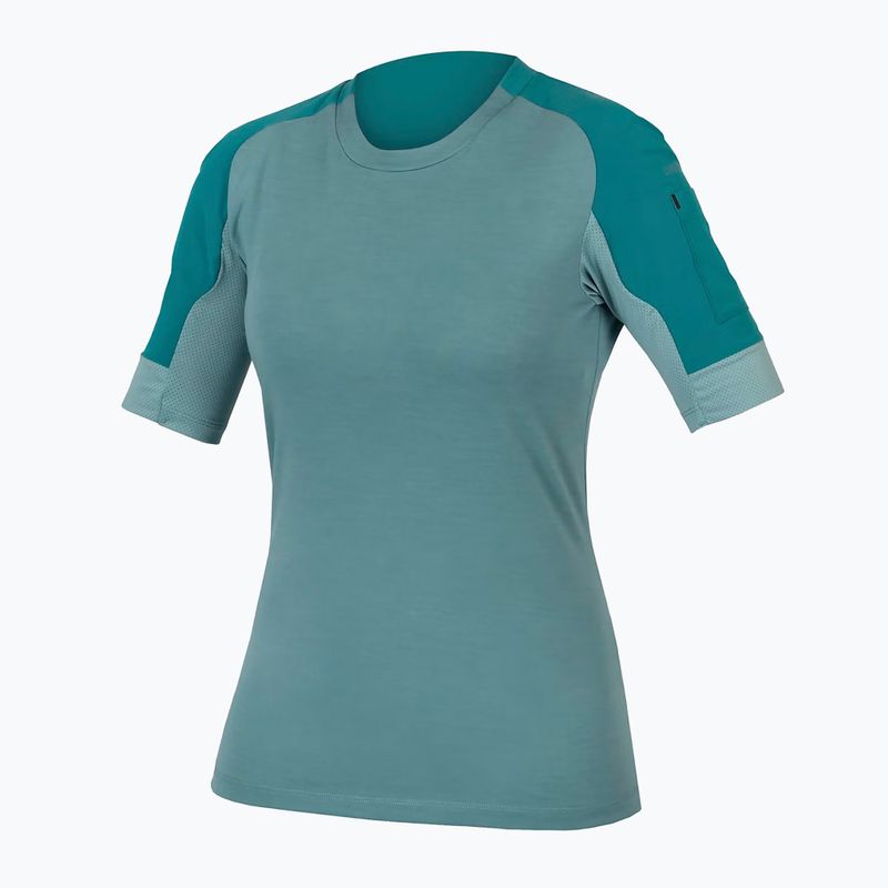 Tricou de ciclism pentru femei Endura GV500 S/S verde molid 7